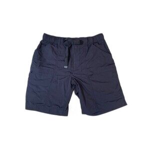 Uniqlo mens cargo shorts size 32 nylon utility geared navy blue